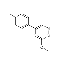 as-Triazine, 5-(p-ethylphenyl)-3-methoxy- structure