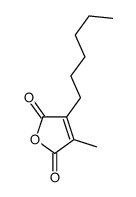 2-Hexyl-3-MethylMaleic Anhydride结构式