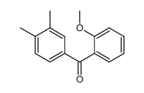 3,4-DIMETHYL-2'-METHOXYBENZOPHENONE structure