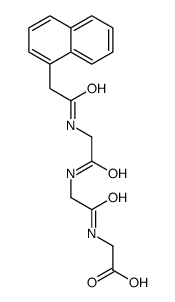 1-naphthylacetylglycyl-glycyl-glycine Structure