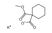 potassium salt of 1-carbomethoxy 1-carboxycyclohexane Structure