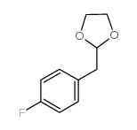 4-(1,3-DIOXOLAN-2-YLMETHYL)-1-FLUOROBENZENE structure