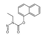 1-Naphthyl-N-ethyl-N-nitrosocarbamate结构式