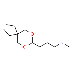 1,3-Dioxane-2-propanamine,5,5-diethyl-N-methyl-(9CI)结构式