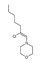 (Z)-4-(2-chlorohept-1-en-1-yl)morpholine Structure