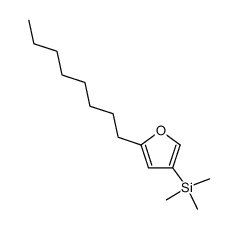 2-Octyl-4-(trimethylsilyl)furan Structure