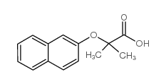 2-甲基-2-(萘-2-氧基)丙酸结构式