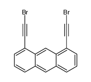 1,8-bis(2-bromoethynyl)anthracene结构式