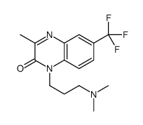 1-[3-(dimethylamino)propyl]-3-methyl-6-(trifluoromethyl)quinoxalin-2-one Structure