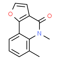 Furo[3,2-c]quinolin-4(5H)-one, 5,6-dimethyl- (9CI) Structure