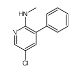 5-chloro-N-methyl-3-phenylpyridin-2-amine Structure