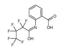 2-[(2,2,3,3,4,4,4-六氟丁酰基)氨基苯甲酸结构式