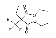 diethyl α-bromodifluoromethyl-α-ethylmalonate结构式