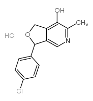 Cicletanine Hydrochloride Structure