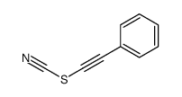 2-phenylethynyl thiocyanate Structure