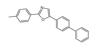 2-(4-methylphenyl)-5-(4-phenylphenyl)-1,3-oxazole Structure