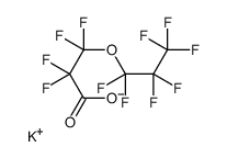potassium 2,2,3,3-tetrafluoro-3-(heptafluoropropoxy)propionate结构式