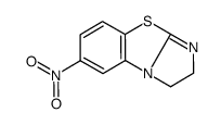 2,3-dihydro-6-nitroimidazo[2,1-b]benzothiazole Structure