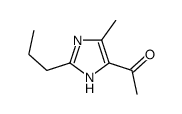 1-(5-methyl-2-propyl-1H-imidazol-4-yl)ethanone结构式