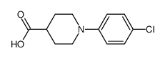 1-(4-氯苯基)-4-哌啶羧酸结构式