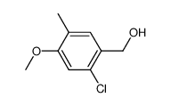 2-chloro-4-methoxy-5-methylbenzyl alcohol Structure