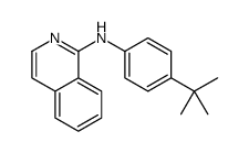 N-(4-tert-butylphenyl)isoquinolin-1-amine Structure