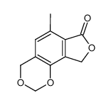 6-methyl-4H,9H-[1,3]dioxino[4,5-e]isobenzofuran-7-one Structure