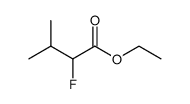 Butanoic acid, 2-fluoro-3-Methyl-, ethyl ester structure