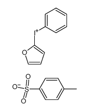 2-furan-(phenyl)iodonium tosylate Structure