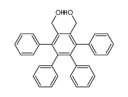 1,2-bis(hydroxymethyl)-3,4,5,6-tetraphenylbenzene结构式