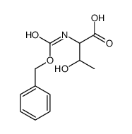 2-BENZYLOXYCARBONYLAMINO-3-HYDROXY-BUTYRIC ACID Structure