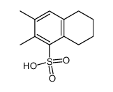 2,3-dimethyl-5,6,7,8-tetrahydro-naphthalene-1-sulfonic acid结构式