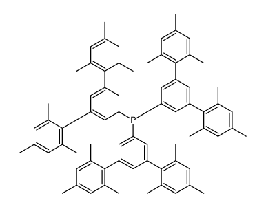 tris[3,5-bis(2,4,6-trimethylphenyl)phenyl]phosphane结构式