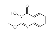 3-hydroxy-2-methoxyquinazolin-4-one结构式