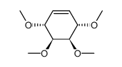 3α,4β,5β,6α-tetramethoxycyclohex-4-ene-1α,2α-diol结构式