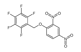 1-[(2,4-dinitrophenoxy)methyl]-2,3,4,5,6-pentafluorobenzene Structure