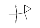 1-Methyl-1-(1,1-difluorethyl)cyclopropan Structure