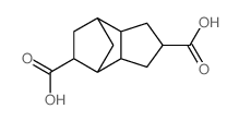 4,7-Methano-1H-indene-2,5-dicarboxylicacid, octahydro- Structure