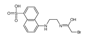 N-bromoacetyl-N'-(1-sulfo-5-naphthyl)ethylenediamine结构式