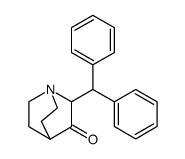 1-Azabicyclo[2.2.2]octan-3-one-2-d, 2-(diphenylmethyl)结构式