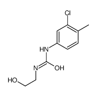 1-(3-chloro-4-methylphenyl)-3-(2-hydroxyethyl)urea结构式