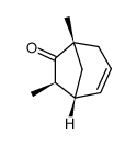endo-5,7-dimethylbicyclo<3.2.1>oct-2-en-6-one结构式