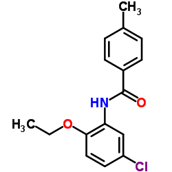 N-(5-Chloro-2-ethoxyphenyl)-4-methylbenzamide结构式
