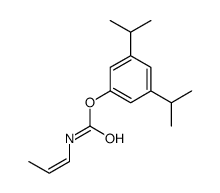 [3,5-di(propan-2-yl)phenyl] N-prop-1-enylcarbamate Structure