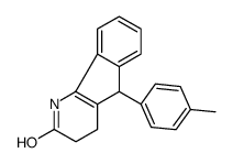 5-(4-methylphenyl)-1,3,4,5-tetrahydroindeno[1,2-b]pyridin-2-one结构式