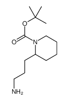 2-(3-氨基丙基)-哌啶-1-羧酸叔丁酯结构式