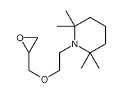 2,2,6,6-tetramethyl-1-[2-(oxiran-2-ylmethoxy)ethyl]piperidine Structure