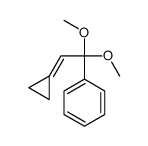 (2-cyclopropylidene-1,1-dimethoxyethyl)benzene Structure