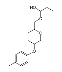 1-[2-[2-(4-methylphenoxy)propoxy]propoxy]propan-1-ol结构式