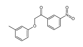 2-(3-methylphenoxy)-1-(3-nitrophenyl)ethanone Structure